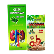 Green Punarnawar Tonic & Gasaram Capsule combo - HEALTH AIM PHARMACY