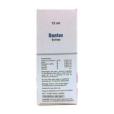 GUM PAINT DANTOX 15ML(PACK OF 8) - HEALTH AIM PHARMACY