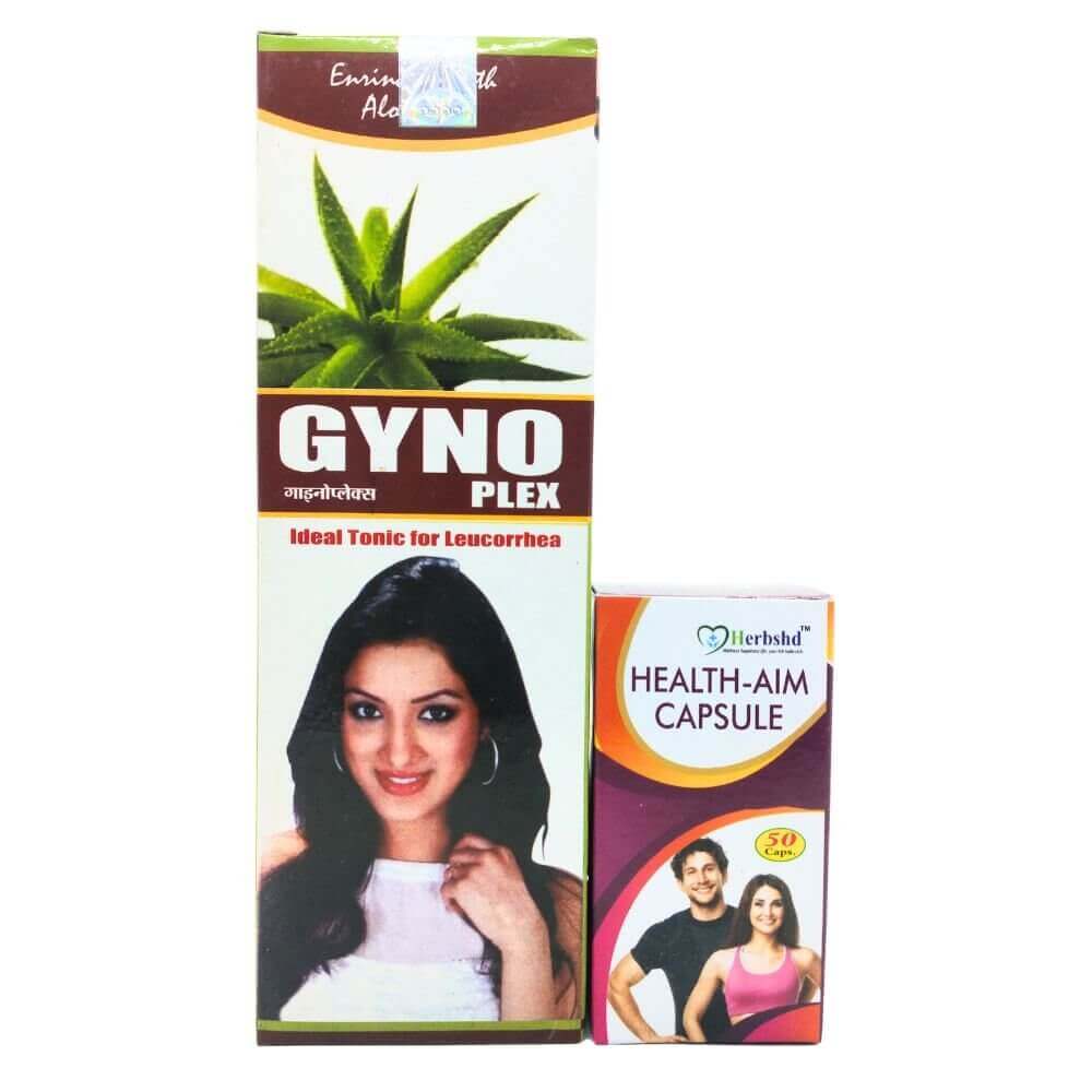 GYNO Plex syrup 300ml + Health aim capsule - HEALTH AIM PHARMACY