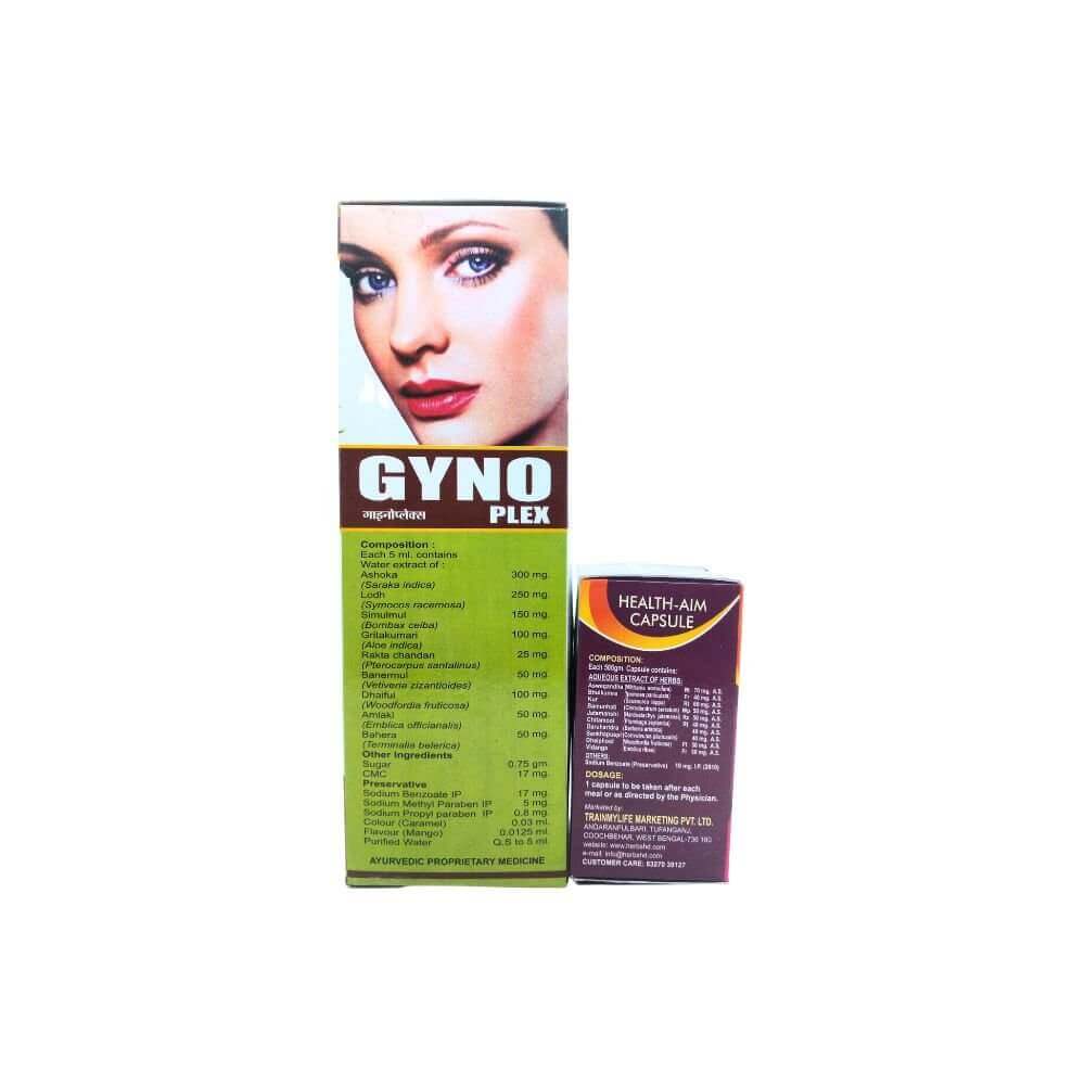 GYNO Plex syrup 300ml + Health aim capsule - HEALTH AIM PHARMACY
