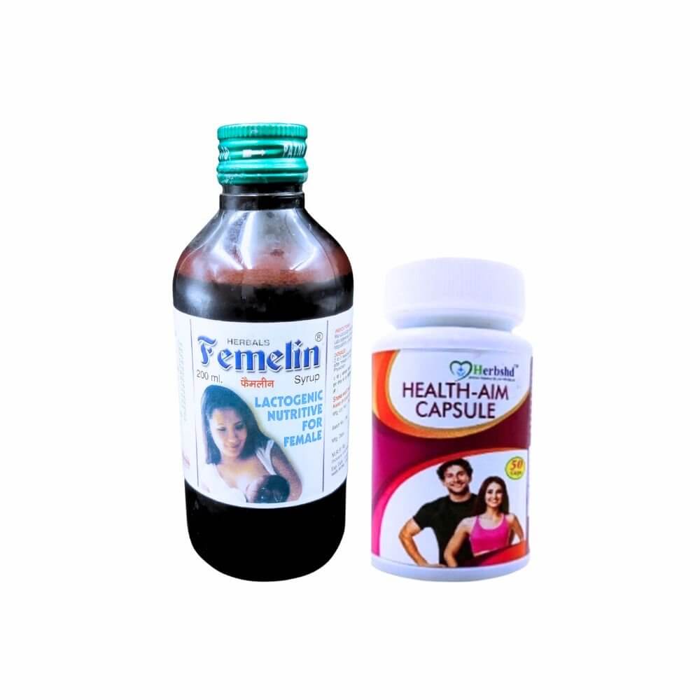 Health Aim Capsule & Femelin Syrup (combo pack) - HEALTH AIM PHARMACY