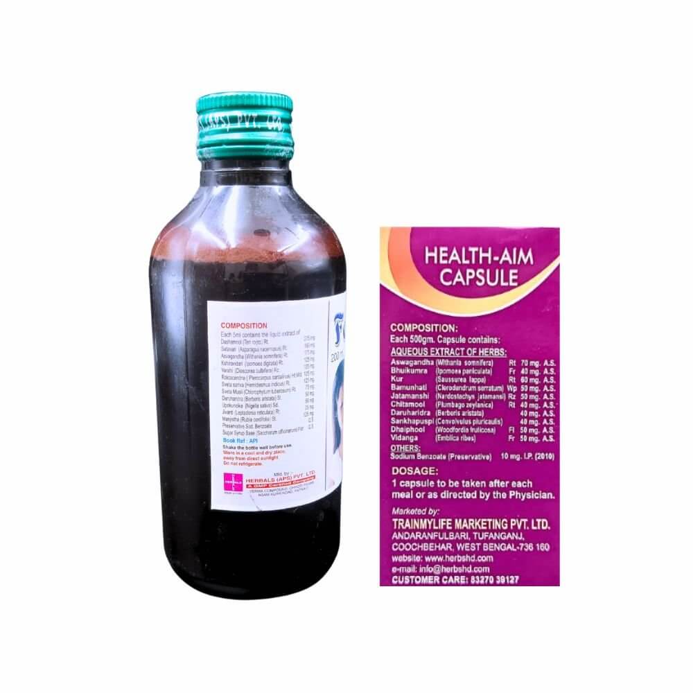 Health Aim Capsule & Femelin Syrup (combo pack) - HEALTH AIM PHARMACY
