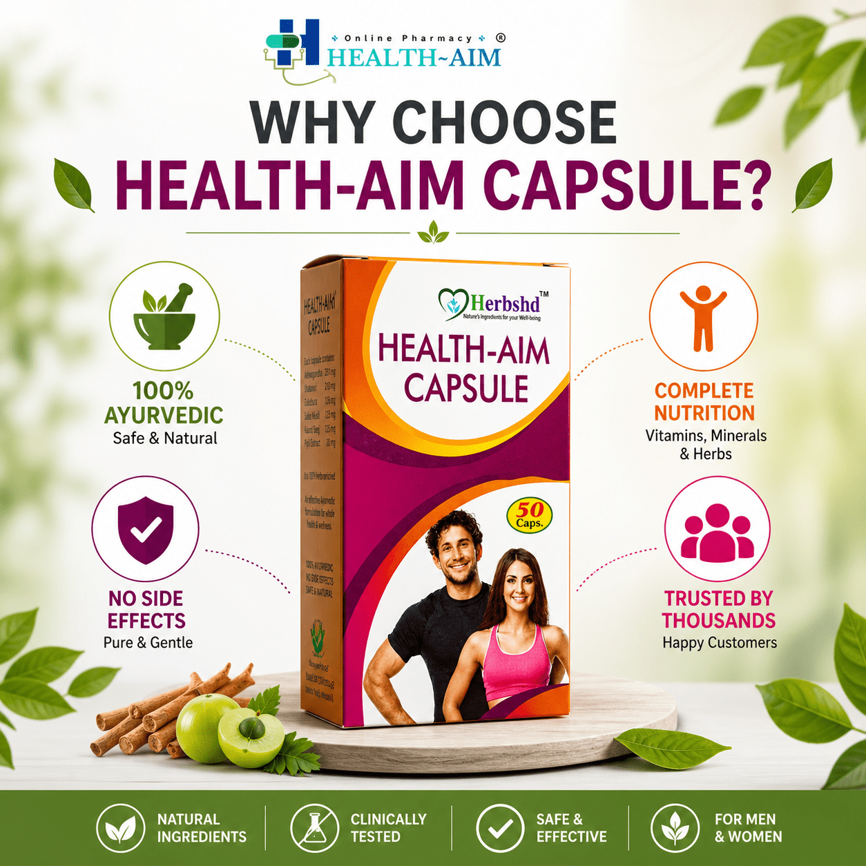 Health Aim Capsule | Health Aim Weight Gainer Capsule - HEALTH AIM PHARMACY