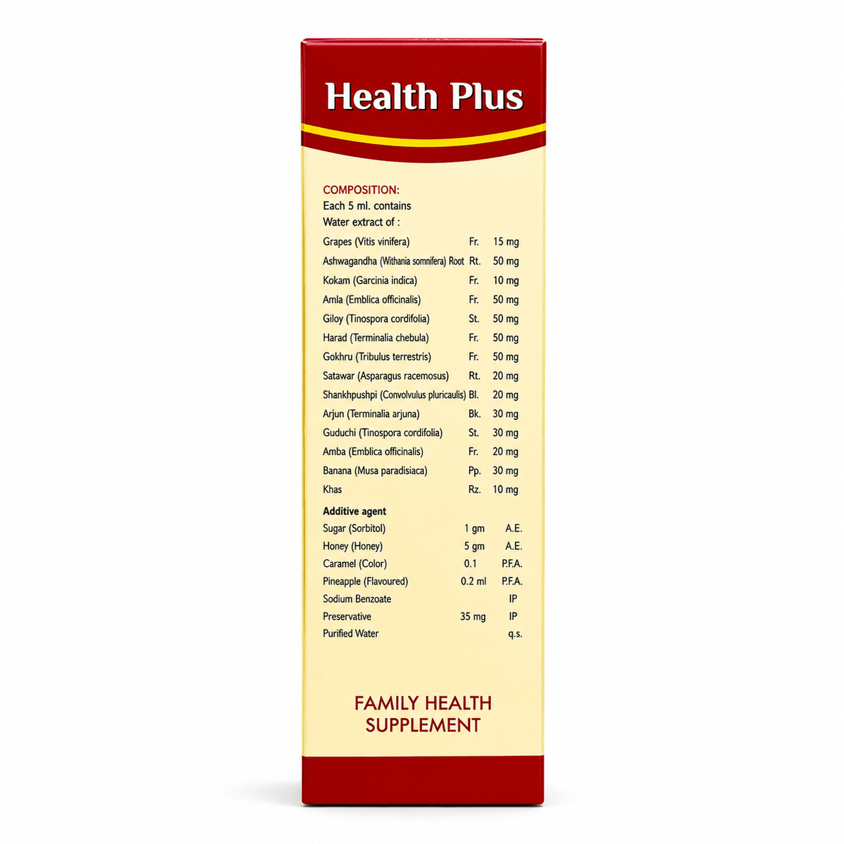 Health Plus Tonic 450ml (Pack of 2) - HEALTH AIM PHARMACY