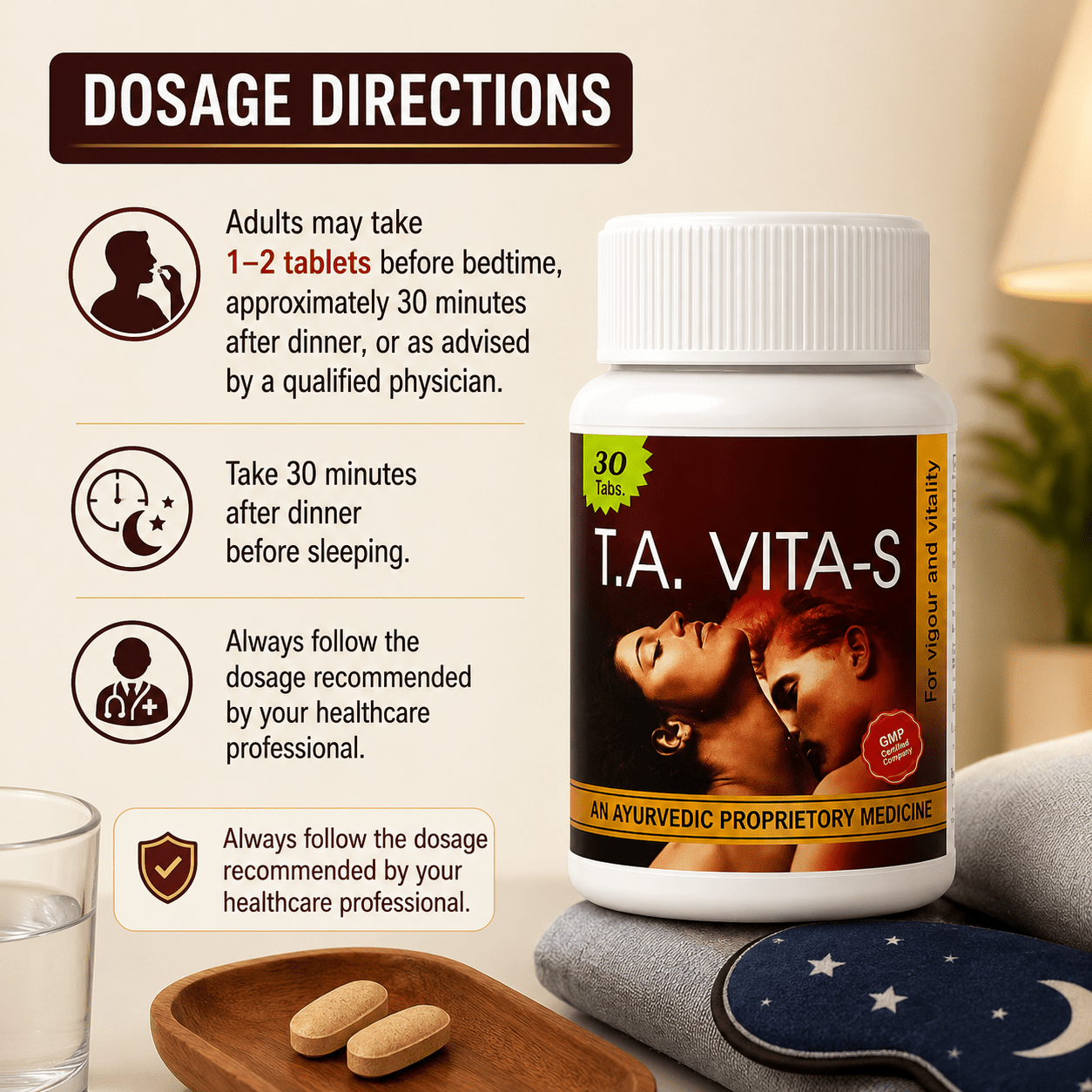 HERBAL T.A VITA-S 30 TABLET (PACK OF 2) - HEALTH AIM PHARMACY