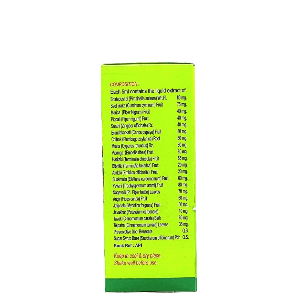 Herbals ( APS) Herbyzyme Syrup 200ml & Herbshed Gasram Anti - Gastritis capsule - HEALTH AIM PHARMACY