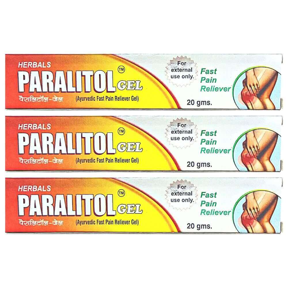 Herbals Paralitol Gel 20gm Pack Of 8 - HEALTH AIM PHARMACY