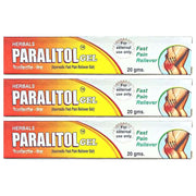 Herbals Paralitol Gel 20gm Pack Of 8 - HEALTH AIM PHARMACY