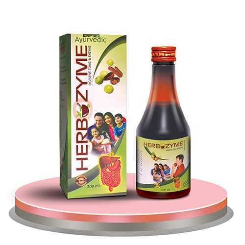 HERBOZYME SF 200 ML SYRUP pack of 4 - HEALTH AIM PHARMACY