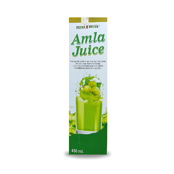 Herbs N Drugs Amla Juice 450ml. ( pack of 2) - HEALTH AIM PHARMACY
