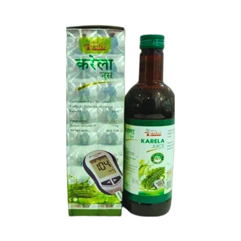 Herbshd Ayurvedic DMDIA Anti - sugar Capsule & Karela Juice Combo - HEALTH AIM PHARMACY
