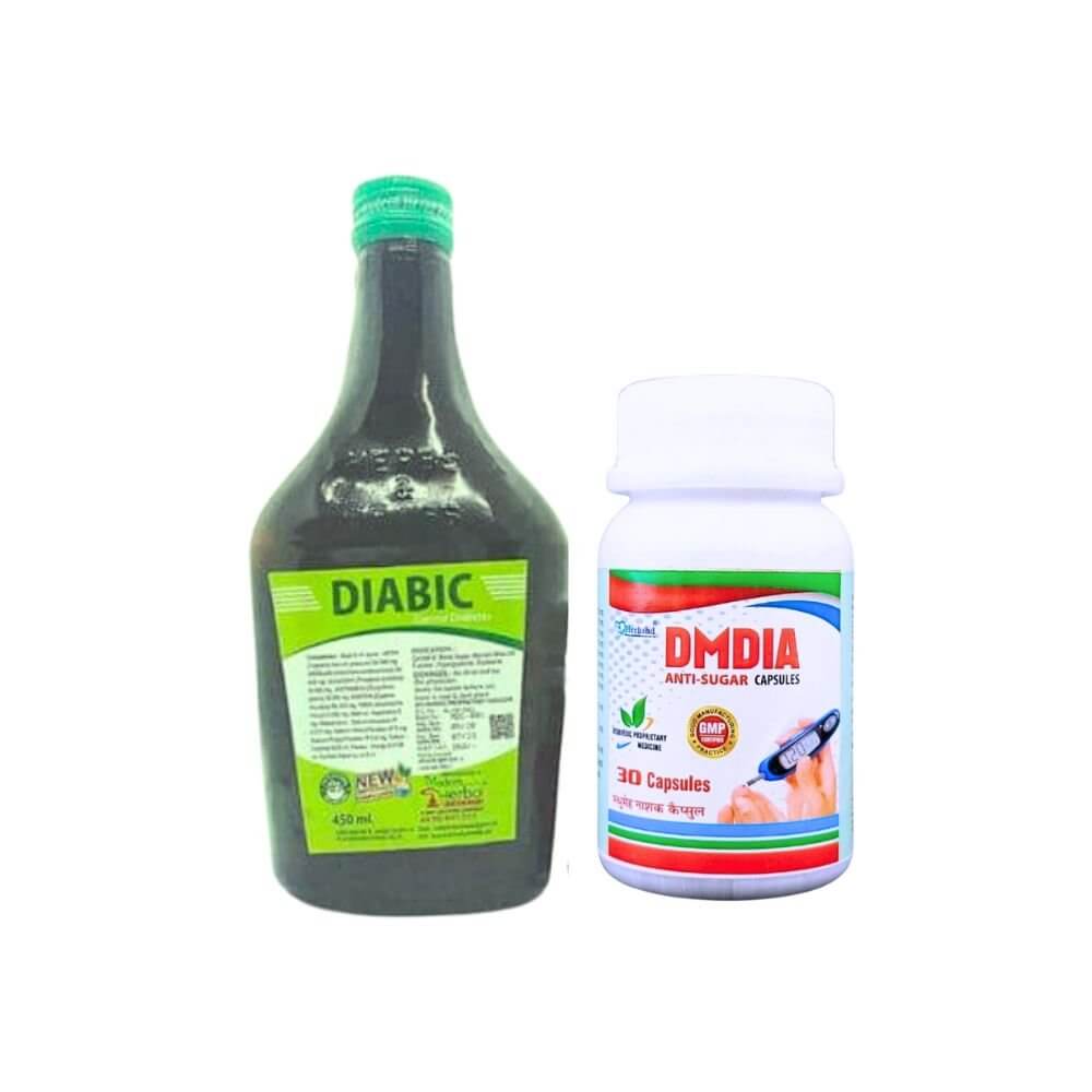 Herbshd Ayurvedic DMDIA Capsule & DIABIC Syrup - HEALTH AIM PHARMACY
