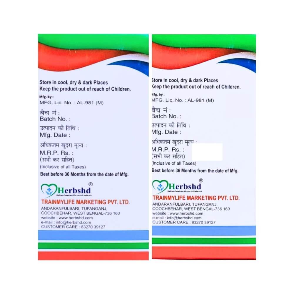 Herbshd Ayurvedic DMDIA Capsule & Iron Plus Tonic Combo - HEALTH AIM PHARMACY