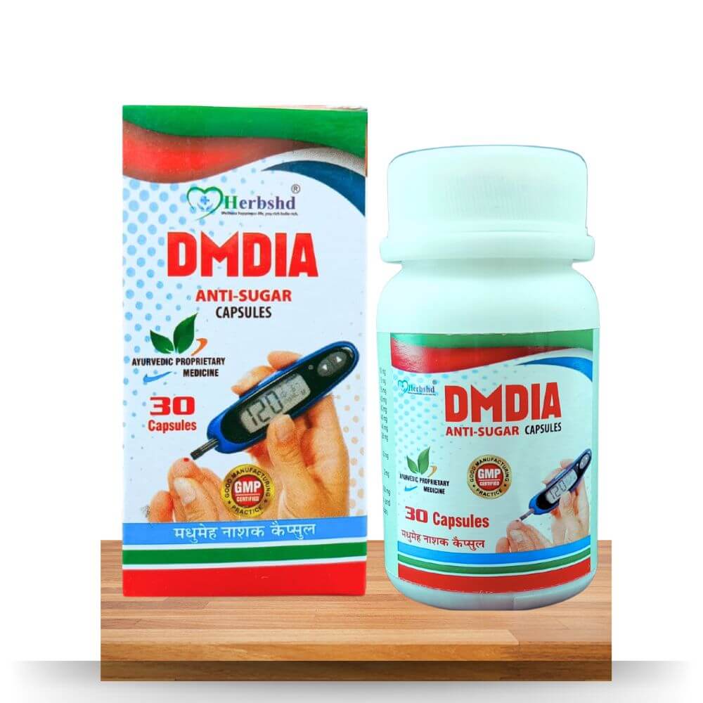 Herbshd Ayurvedic DMDIA Capsule & Protico Plus Protein Powder (combo pack) - HEALTH AIM PHARMACY