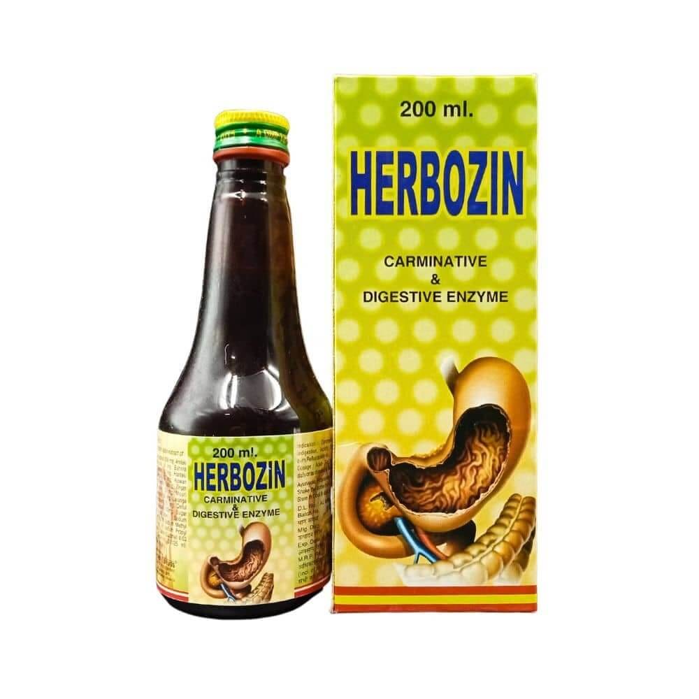 Herbshd Ayurvedic Gasaram Capsule & Ayurvedic Herbozin Syrup (combo pack ) - HEALTH AIM PHARMACY