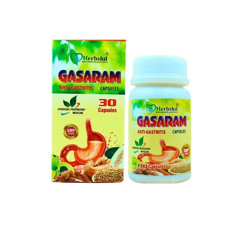 Herbshd Ayurvedic Gasaram Capsule & Gasliv - SF Tonic (combo) - HEALTH AIM PHARMACY