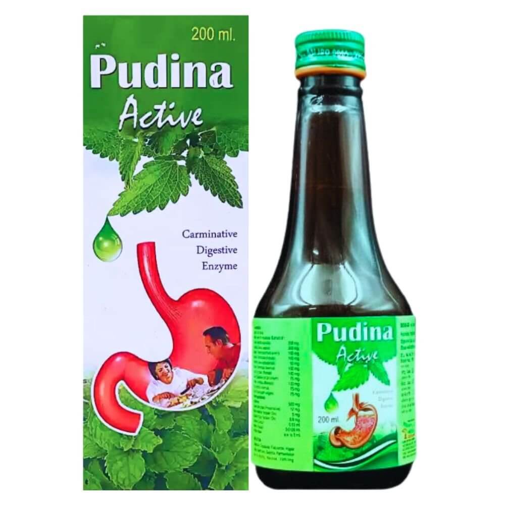 Herbshd Ayurvedic Gasaram Capsule & Pudina Active syrup combo - HEALTH AIM PHARMACY