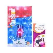 Herbshd Ayurvedic Health Aim Capsule & Calcibone Syrup combo - HEALTH AIM PHARMACY