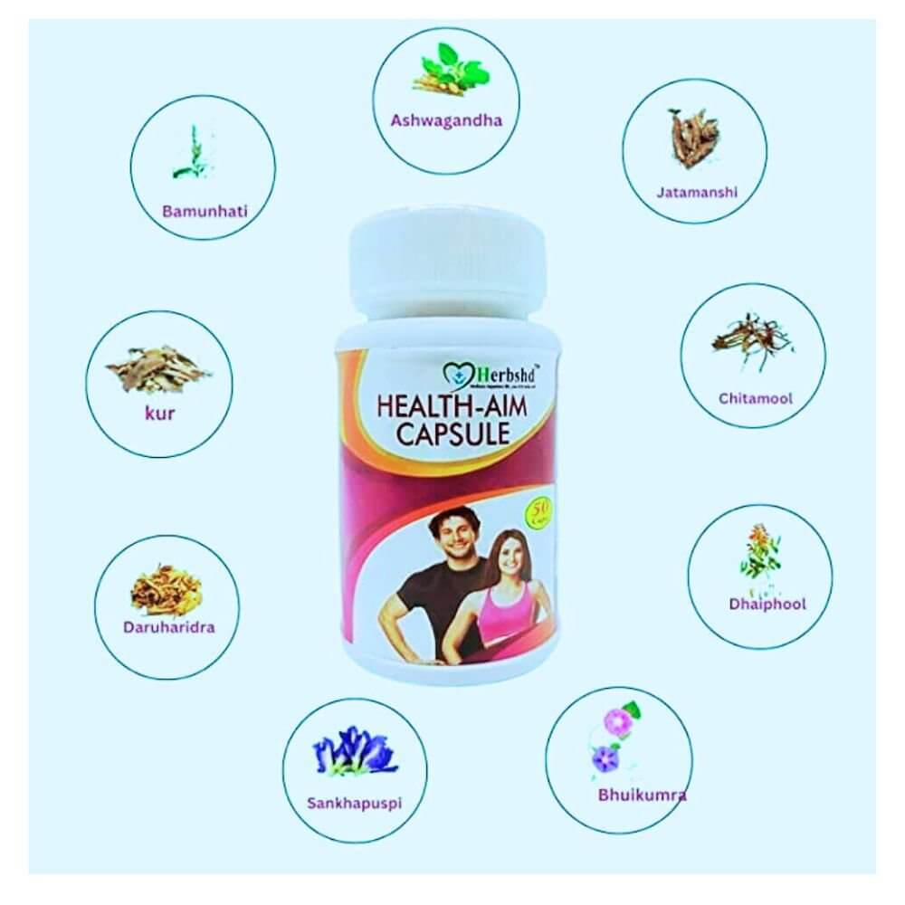 Herbshd Ayurvedic Health Aim capsule & Clemenstol Syrup (combo) - HEALTH AIM PHARMACY