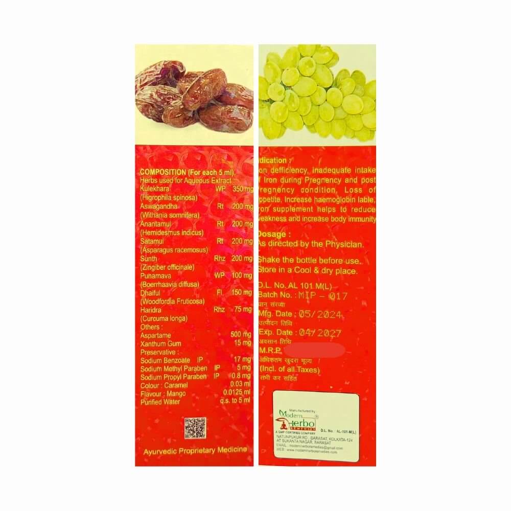 Herbshd ayurvedic Health Aim Capsule & Iron Plus Tonic combo - HEALTH AIM PHARMACY