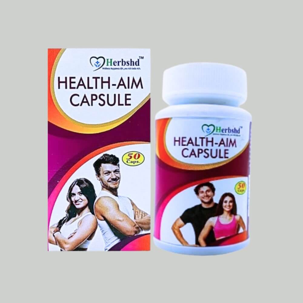 Herbshd Ayurvedic Health Aim Capsule & Kufcure Syrup - 500 ml (combo pack) - HEALTH AIM PHARMACY