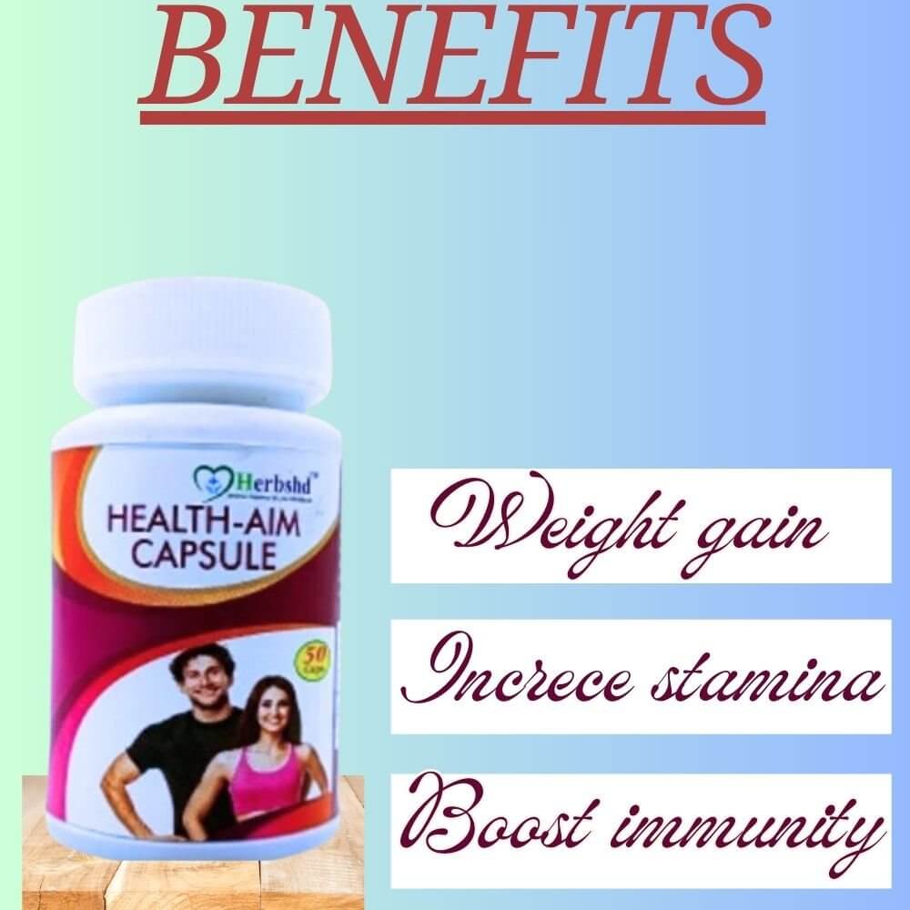 Herbshd Ayurvedic Health Aim Capsule & Kufcure Syrup - 500 ml (combo pack) - HEALTH AIM PHARMACY