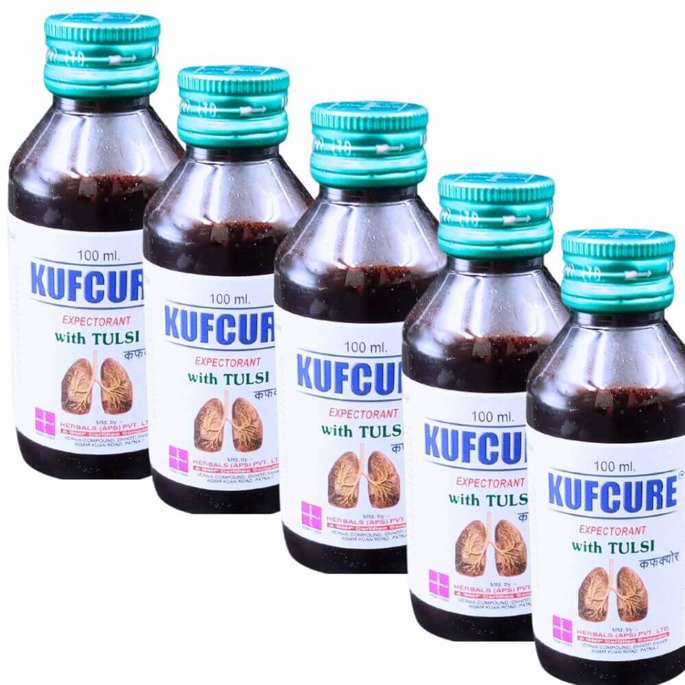Herbshd Ayurvedic Health Aim Capsule & Kufcure Syrup - 500 ml (combo pack) - HEALTH AIM PHARMACY