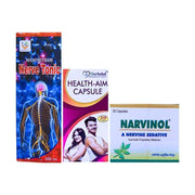 Herbshd Ayurvedic Health Aim Capsule & Nerve Tonic & Narvinol Capsule (Combo pack) - HEALTH AIM PHARMACY