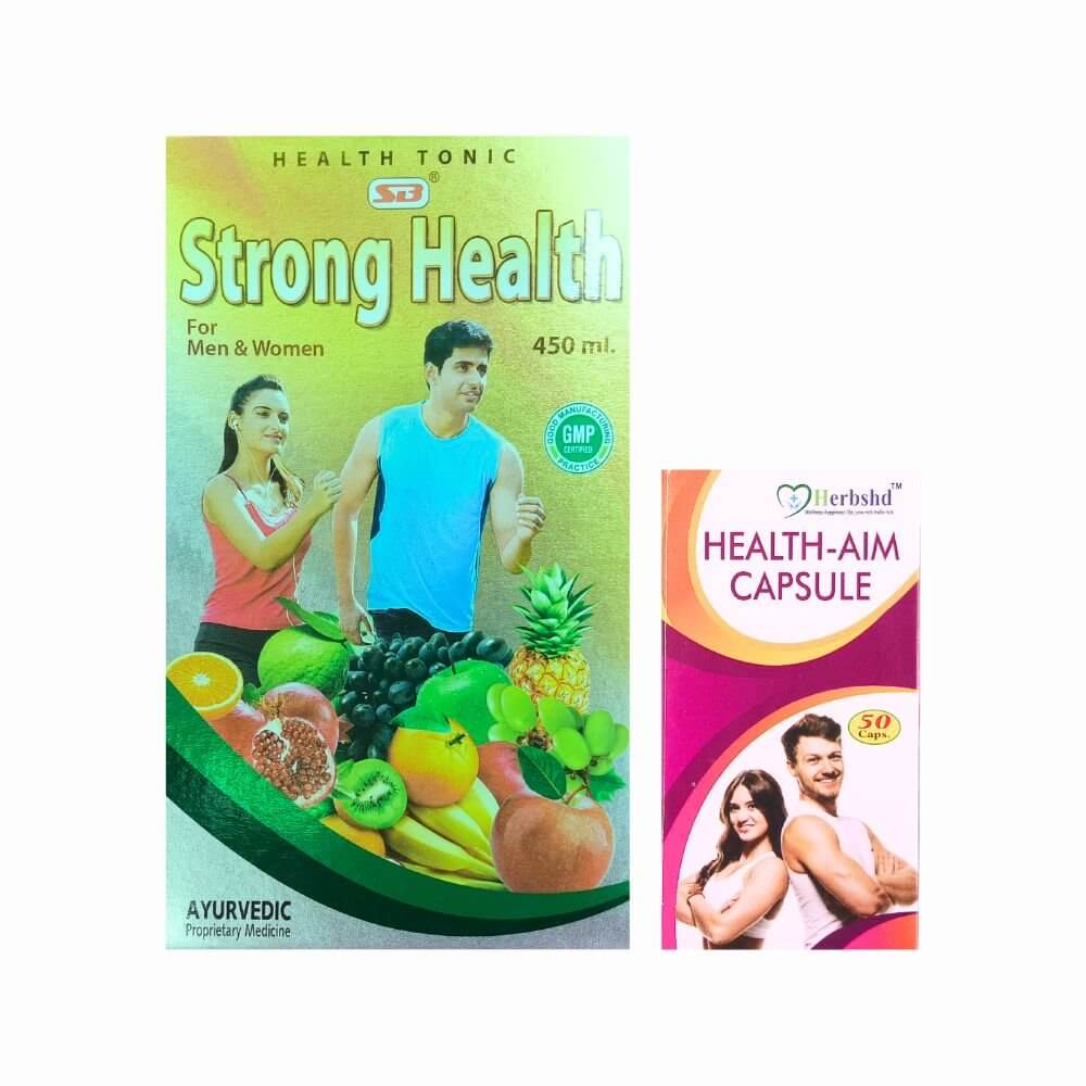 Herbshd Ayurvedic Health Aim Capsule & Strong Health Syrup combo - HEALTH AIM PHARMACY