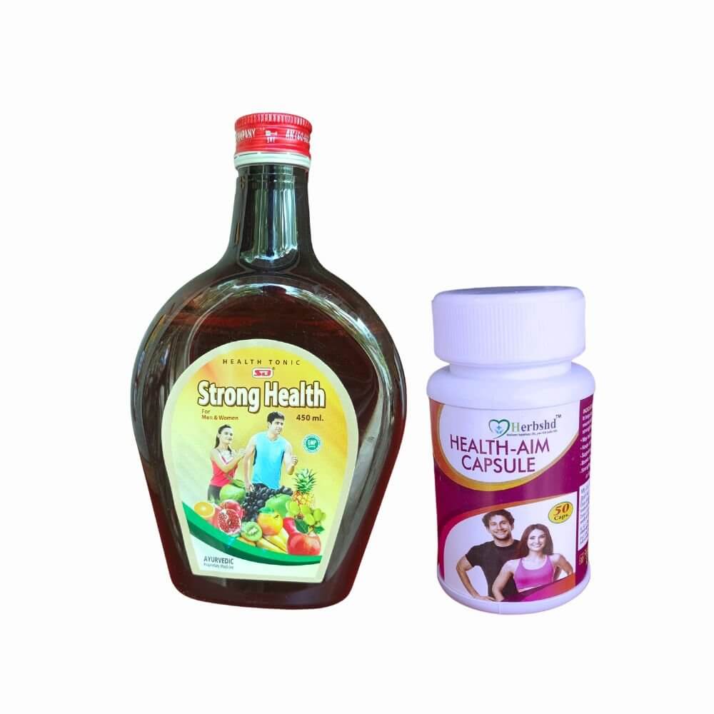 Herbshd Ayurvedic Health Aim Capsule & Strong Health Syrup combo - HEALTH AIM PHARMACY