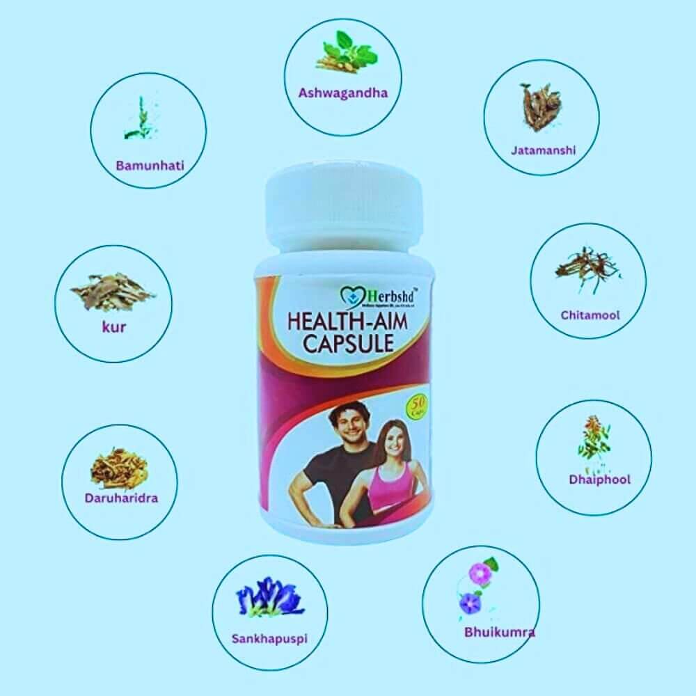 Herbshd Ayurvedic Health Aim Capsule & Strong Health Syrup combo - HEALTH AIM PHARMACY