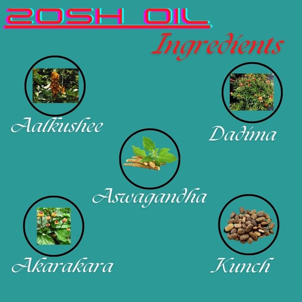 Herbshd Ayurvedic Health Aim Capsule & Xtra Zosh Capsule + Zosh Oil (combo) - HEALTH AIM PHARMACY