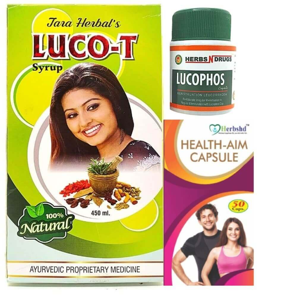 HERBSHD AYURVEDIC MEDICINE for WHITE DISCHARGE - HEALTH AIM PHARMACY