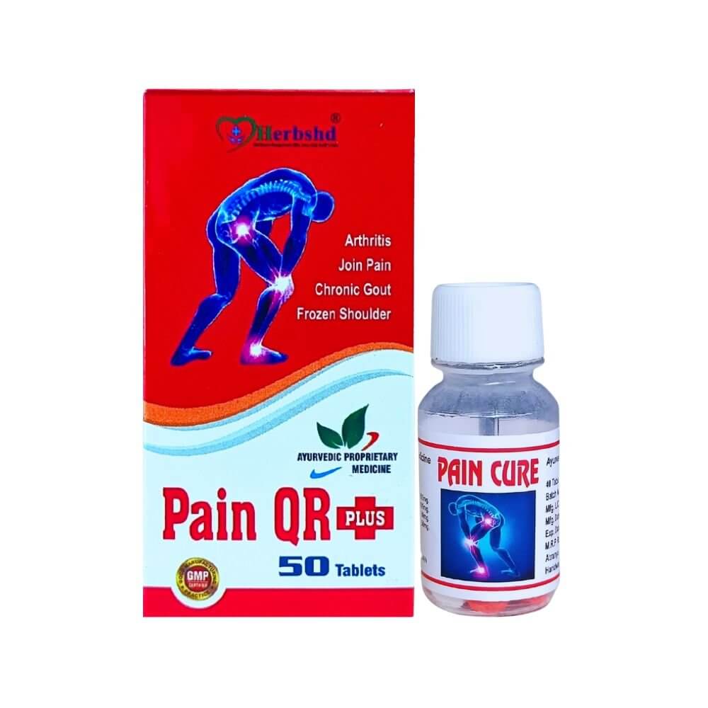 Herbshd Ayurvedic Pain QR Plus Capsule & Pain Cure Tablet combo - HEALTH AIM PHARMACY