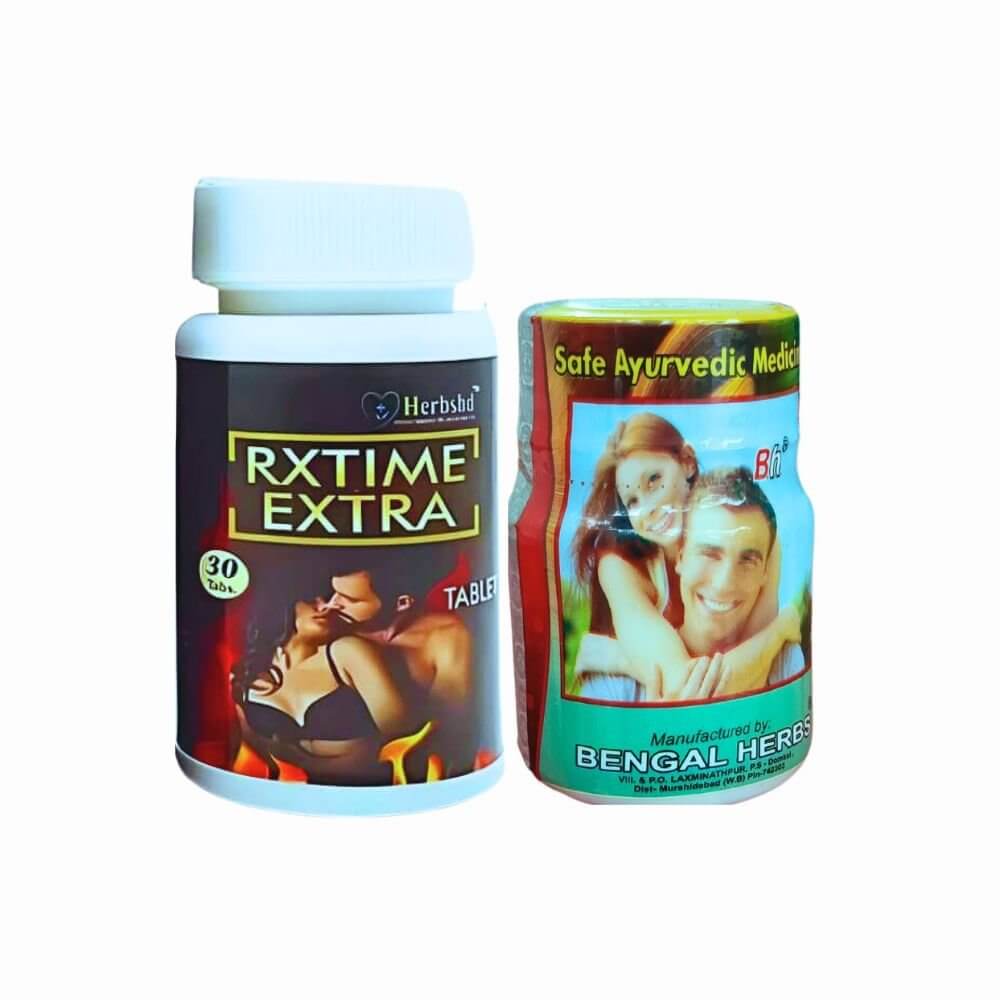 Herbshd ayurvedic Rxtime Extra Tablet & Extra Energy Capsule ( Combo pack ) - HEALTH AIM PHARMACY