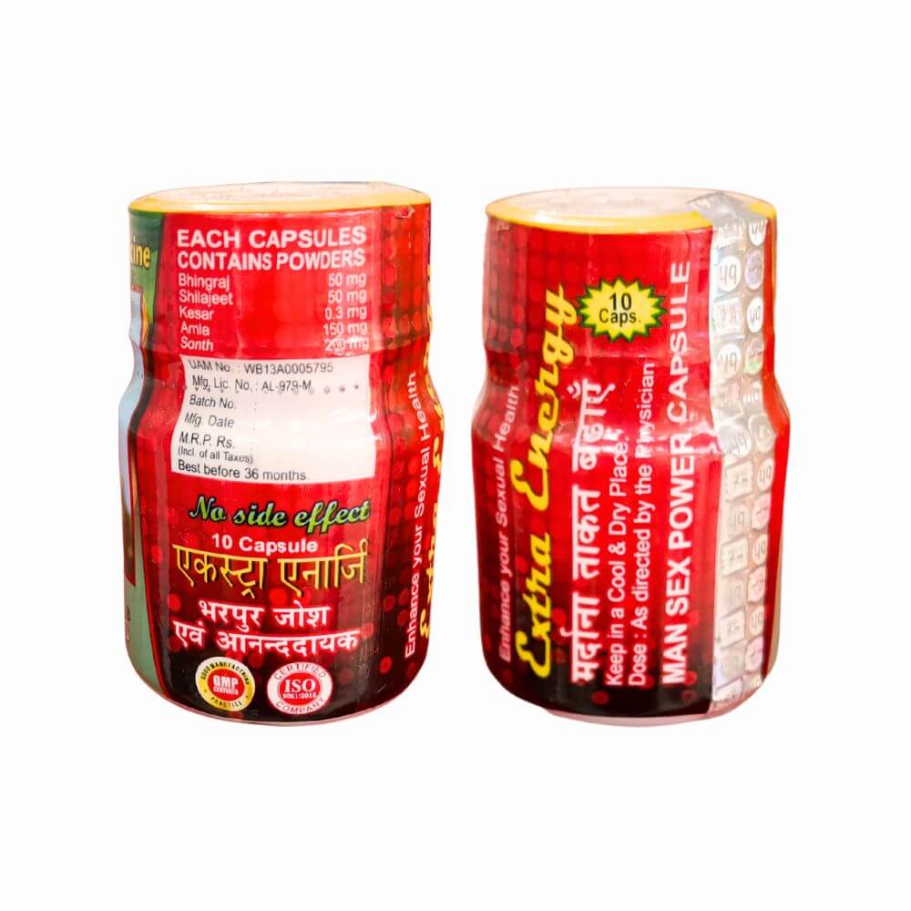 Herbshd ayurvedic Rxtime Extra Tablet & Extra Energy Capsule ( Combo pack ) - HEALTH AIM PHARMACY