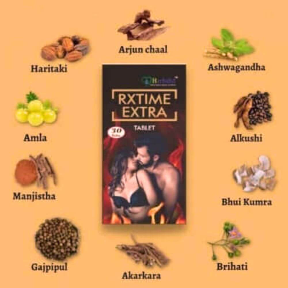 Herbshd ayurvedic Rxtime Extra Tablet & Extra Energy Capsule ( Combo pack ) - HEALTH AIM PHARMACY