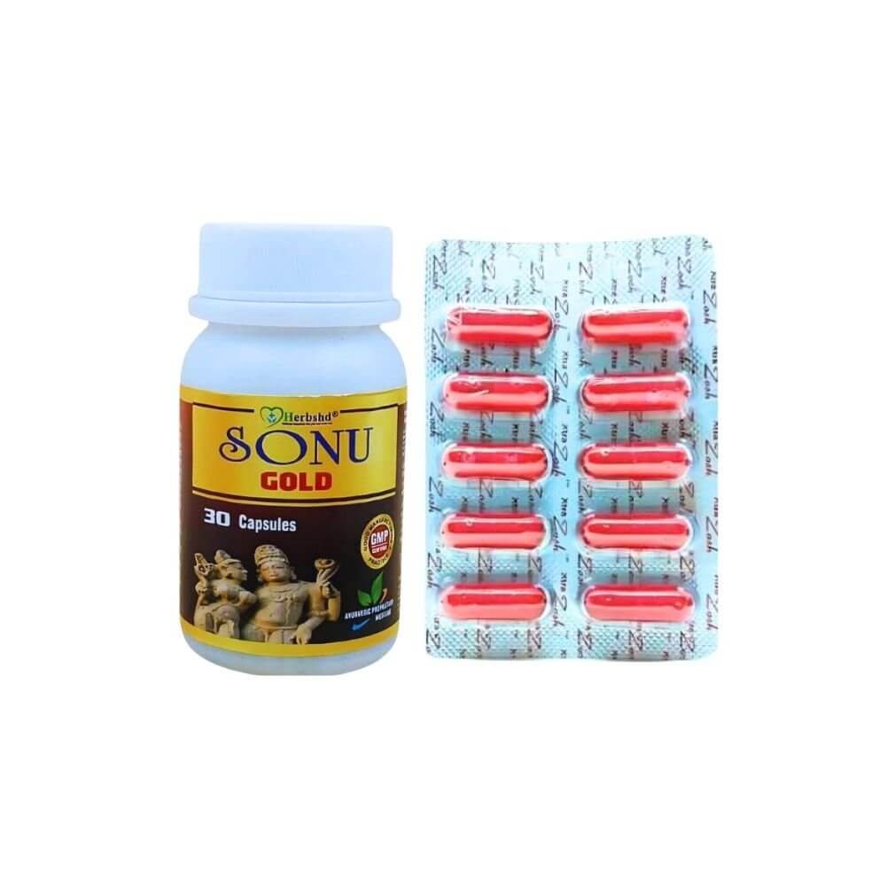 Herbshd Ayurvedic Sonu Gold capsule & Xtra Zosh capsule combo pack - HEALTH AIM PHARMACY