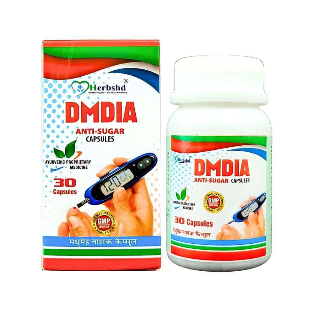 Herbshd Ayurvedic Sugar Care DMDIA Capsule (Pack Of 2) - HEALTH AIM PHARMACY
