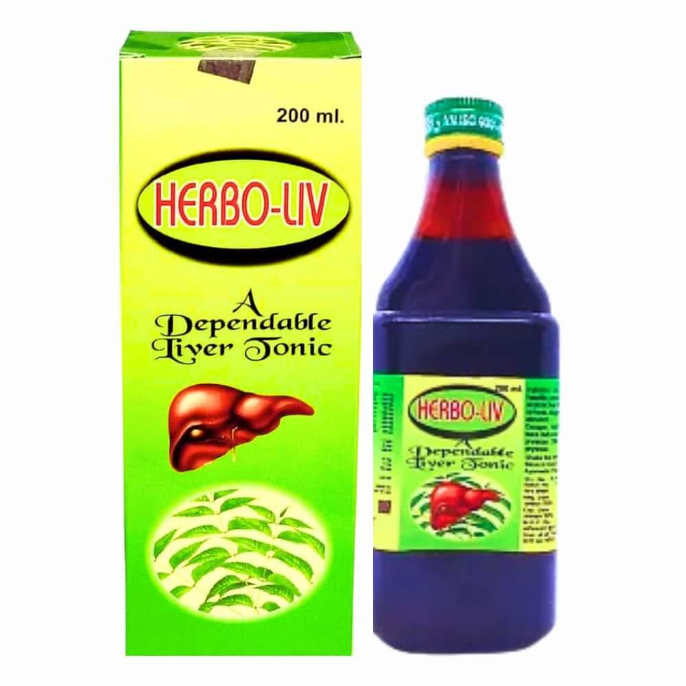 Herbshd Ayurvedic The Fatty Liver Capsule & Herbo - LIV Tonic combo - HEALTH AIM PHARMACY