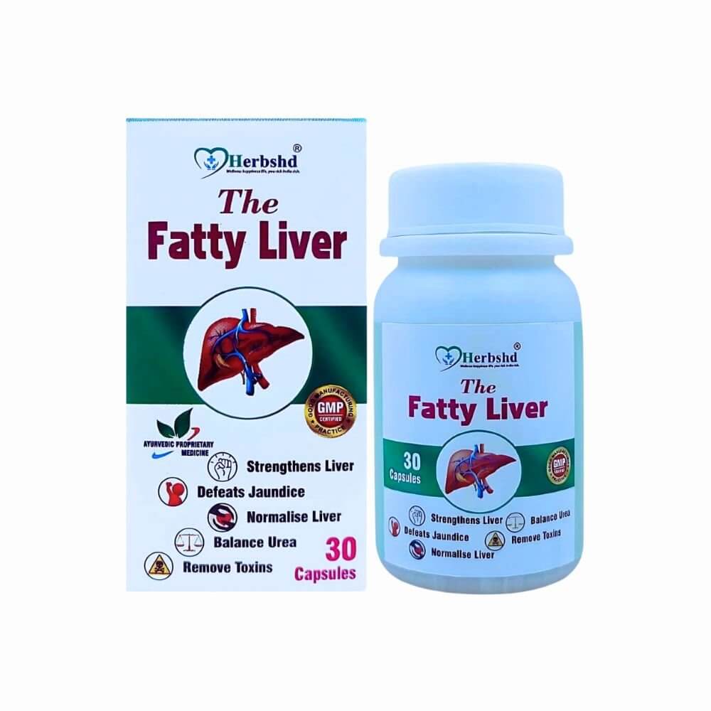 Herbshd Ayurvedic The Fatty Liver Capsule & Herbo - LIV Tonic combo - HEALTH AIM PHARMACY