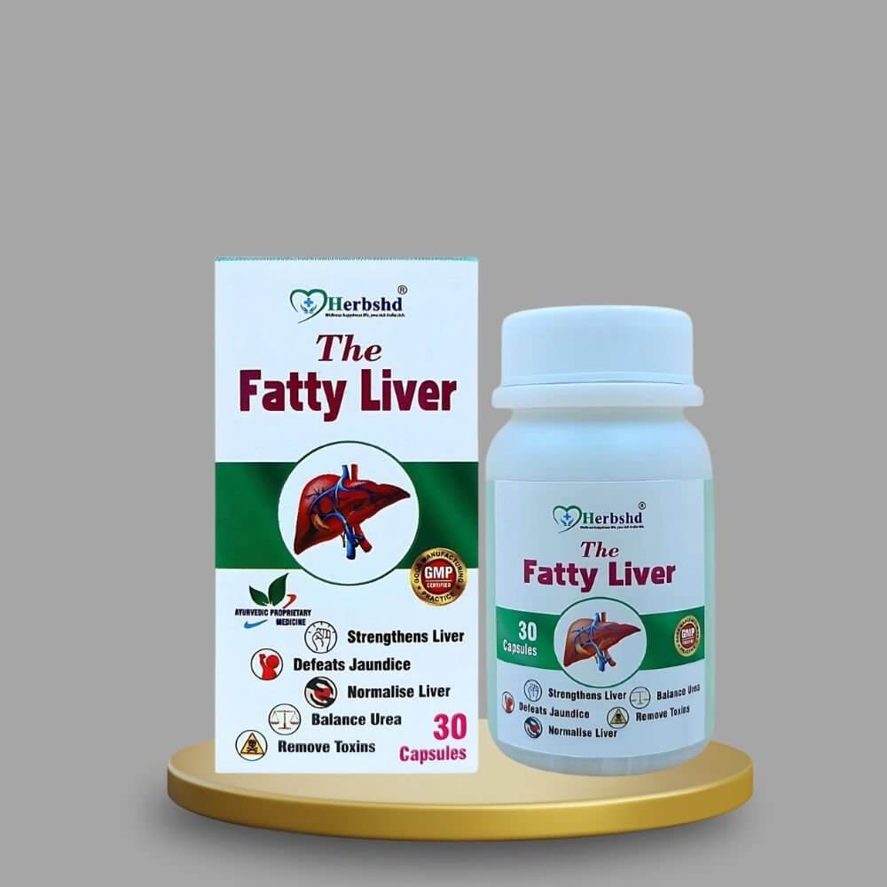 Herbshd Ayurvedic The Fatty Liver Capsule & Liver Strong Zyme Syrup ( combo ) - HEALTH AIM PHARMACY