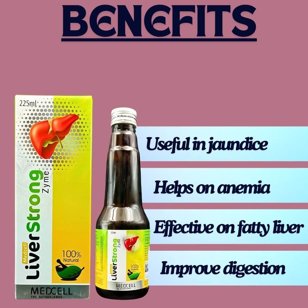 Herbshd Ayurvedic The Fatty Liver Capsule & Liver Strong Zyme Syrup ( combo ) - HEALTH AIM PHARMACY