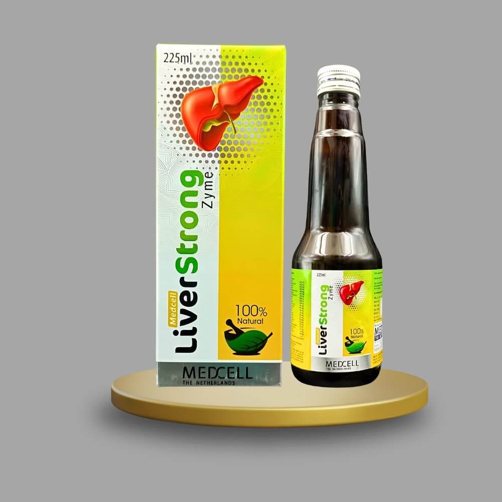 Herbshd Ayurvedic The Fatty Liver Capsule & Liver Strong Zyme Syrup ( combo ) - HEALTH AIM PHARMACY
