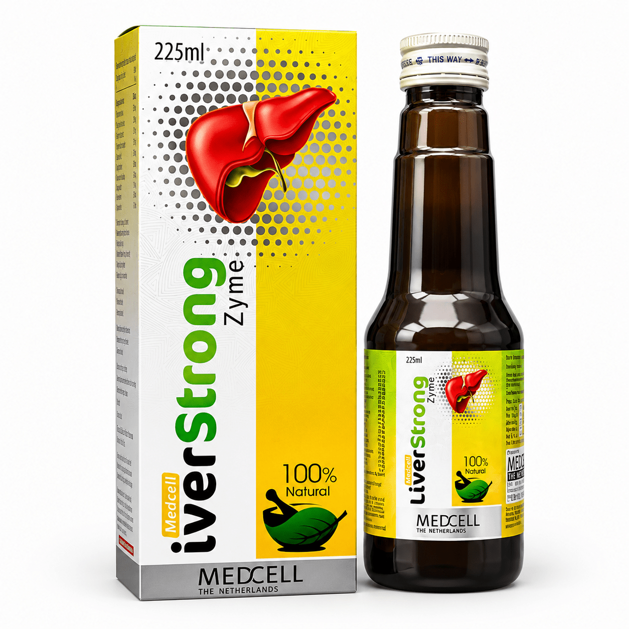 Herbshd Ayurvedic The Fatty Liver Capsule & Liver Strong Zyme Syrup | Combo Pack - HEALTH AIM PHARMACY