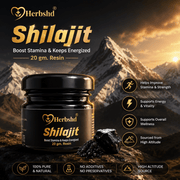 Herbshd Shilajit Resin - 20g | Boost Muscle & Stamina | 100% Ayurvedic - HEALTH AIM PHARMACY