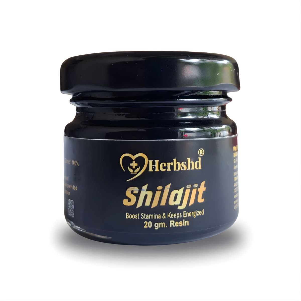 Herbshd Shilajit Resin & Health Aim Capsule Combo Pack - Boost Immunity & Energy, 20g + 50Cap - Health Aim Pharmacy