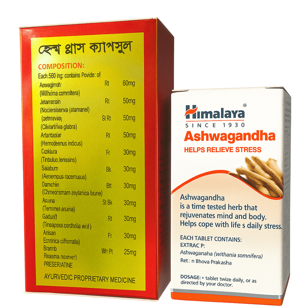 Himalaya Ashwagandha & Health Plus cap – Weight Gain & Stress Relief - HEALTH AIM PHARMACY