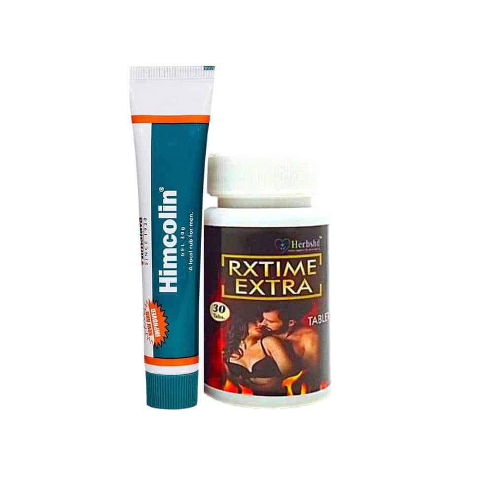 Himalaya Himcolin Gel 30g And Rxtime Extra 30Tablet (combo pack) - HEALTH AIM PHARMACY