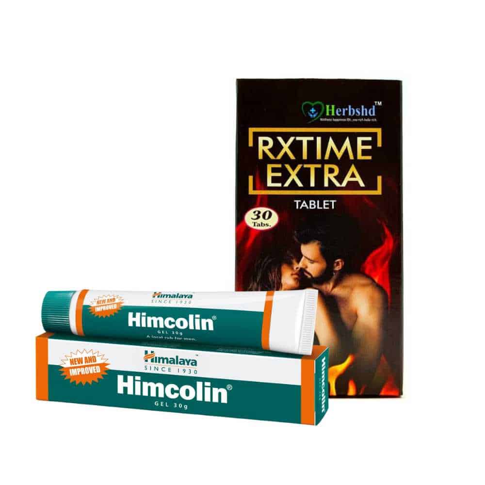 Himalaya Himcolin Gel 30g And Rxtime Extra 30Tablet (combo pack) - HEALTH AIM PHARMACY
